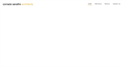 Desktop Screenshot of corradoserafini.it